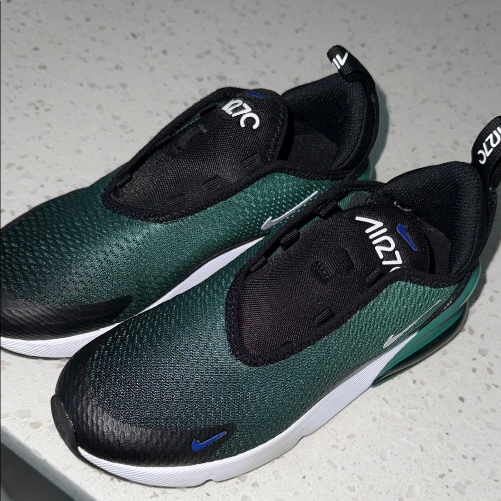 Nike Air Max 270 Slip-On Sneakers - Green & Black - Picture 2 of 8
